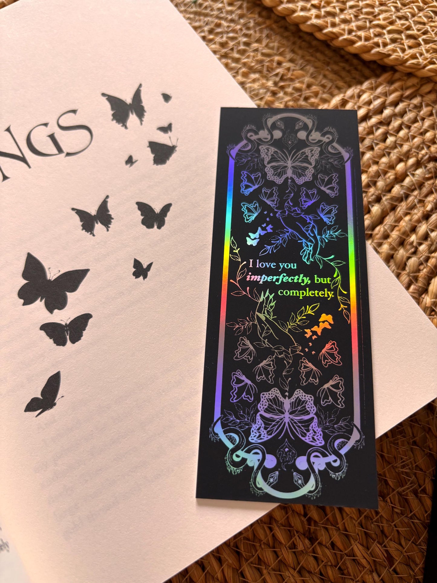 Holographic Foil Bookmark: Daughter of No Worlds - War of Lost Hearts - Readers Gift (seconds) - officially licensed