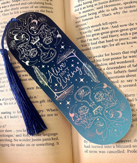 Bridge Kingdom Holigraphic Foil Charm bookmark custom collection. Inspired by Danielle Jensen