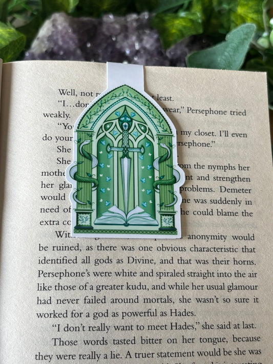 Fantasy archway magnetic bookmark