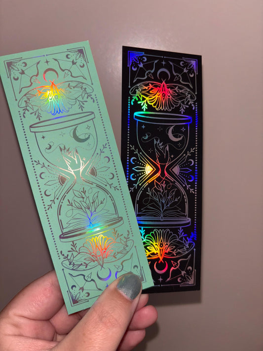 Fantasy bookmark - holographic foil - heavy cardstock - witchy vibes