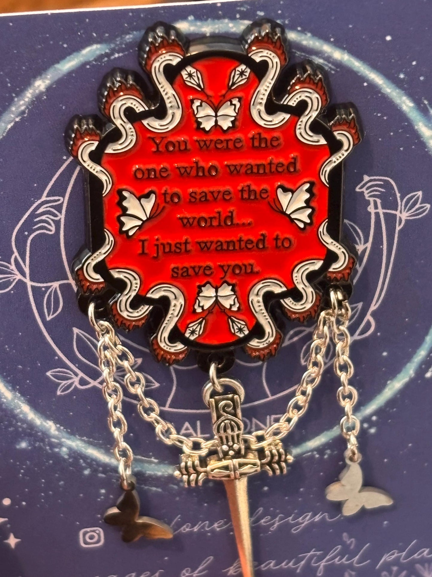 War of Lost Hearts pin - daughter of no worlds -  Officially Licensed