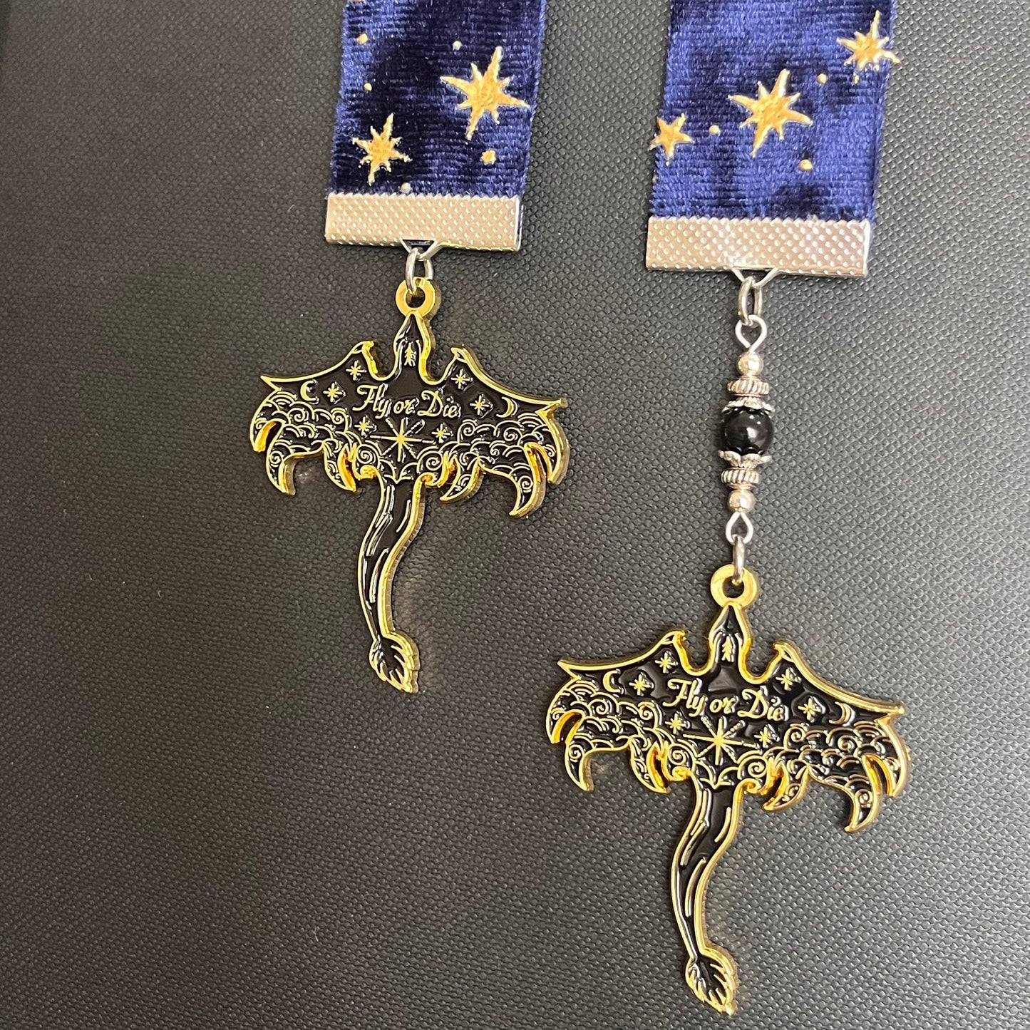 Fourth Wing Dragon Bookmark or Keychain: empyrean series - officially licensed - fly or die - ORIGINAL DESIGN